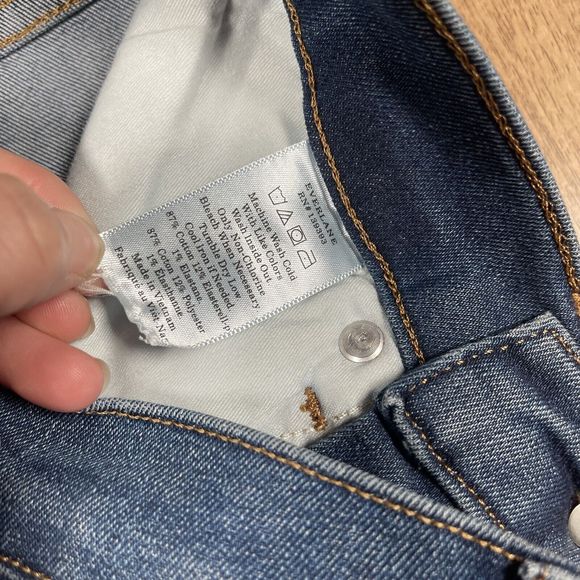 EVERLANE High Rise Skinny Jean Size 26 Ankle NEW WITH‎ TAGS Medium Wash - Picture 3 of 12